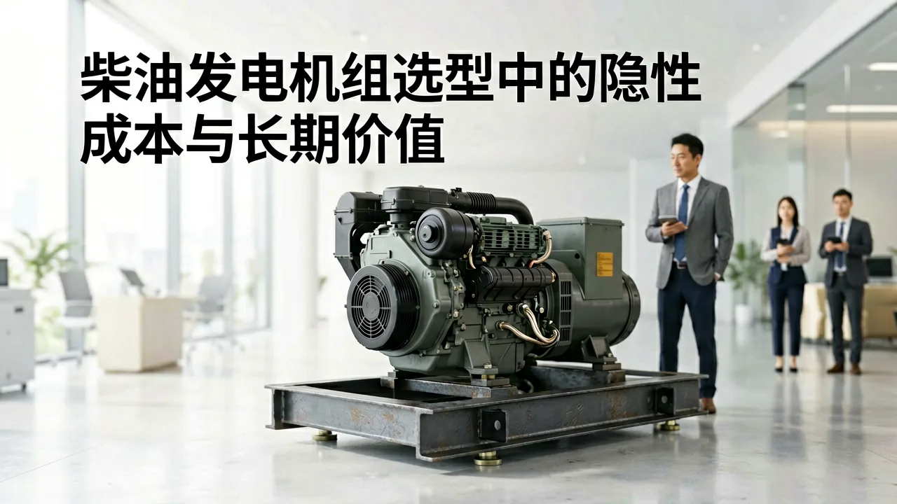 柴油发电机组选型中的隐性成本与长期价值