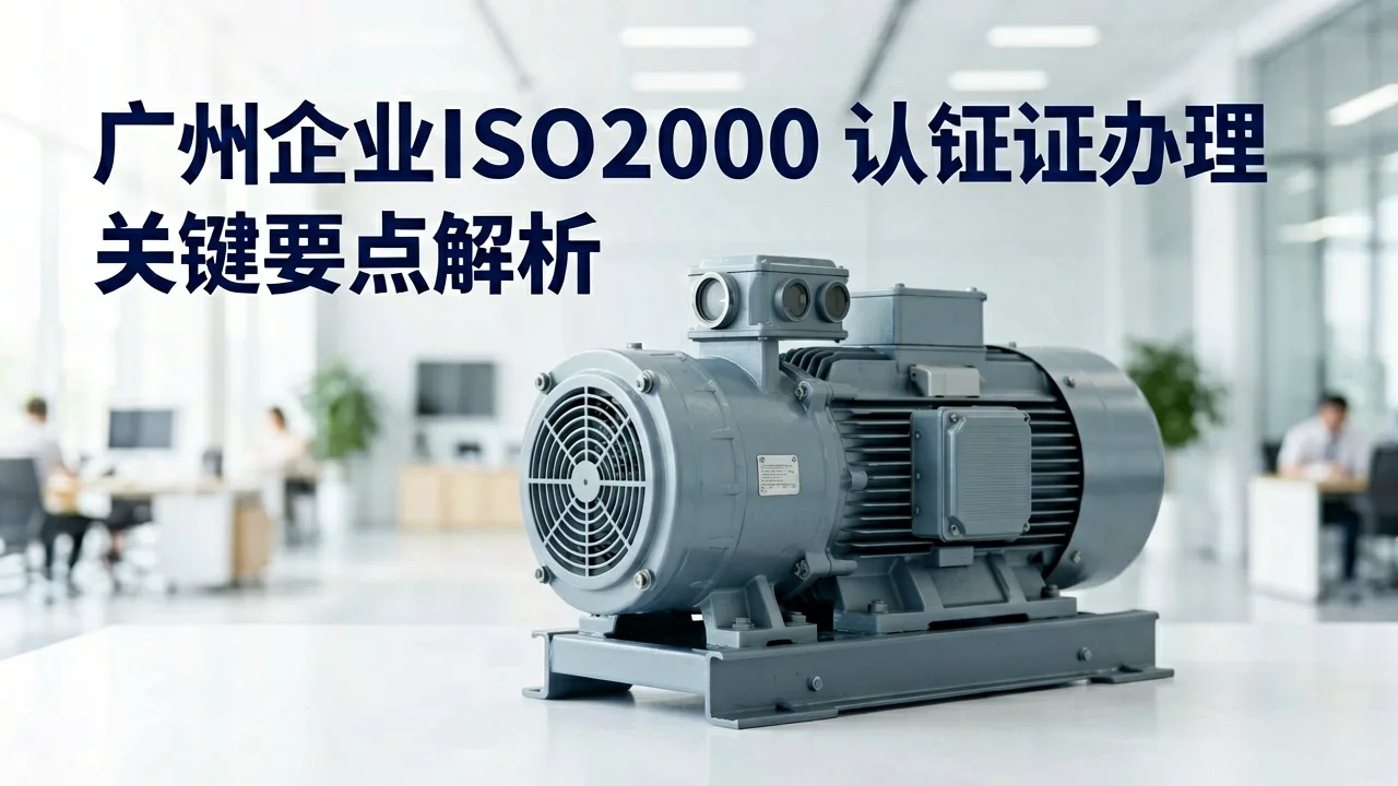 广州企业ISO20000认证办理关键要点解析