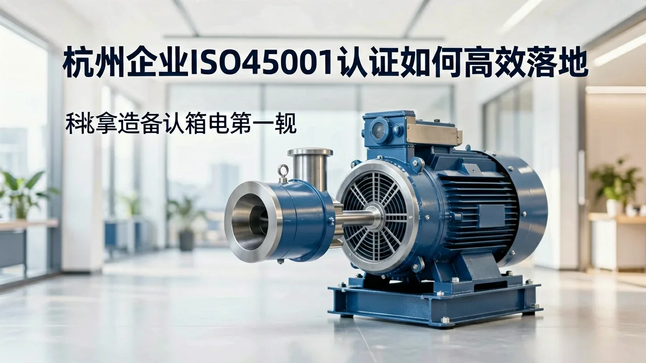 杭州企业ISO45001认证如何高效落地